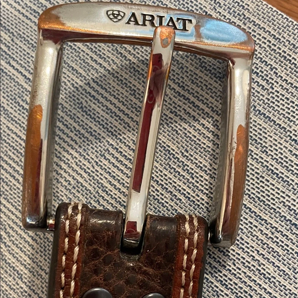Ariat Men’s Rowdy Leather Belt – Diesel Brown